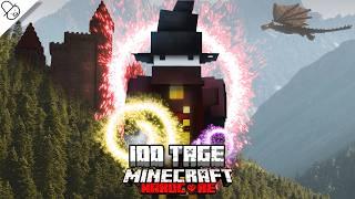 100 TAGE im MITTELALTER als MAGIER Minecraft Hardcore XXL FILM