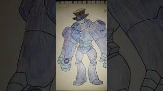 Wonder woman animated Blue snowman