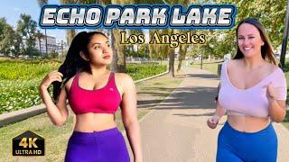 ECHO PARK LAKE (4K Walking Tour‍️)