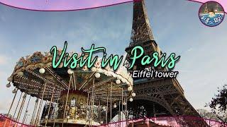 Visit in Paris | 파리 산책로그 / 40분 에펠탑 둘레길 / 이렇게 고요한 에펠탑은 못 봤을껄요? / 생활소음(집중용) / to the Eiffel Tower