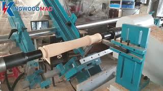 Máy tiện tự động nạp phôi KW 1520 AF | Máy tiện con tiện cầu thang cnc Kingwoodmac tập 42