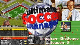 Ultimate Soccer Manager Longplay - Wrexham Challenge - Season 5