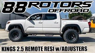 TOYOTA TACOMA KING SHOCKS, ICON DELTA JOINT UCA, METHOD MR701, & RIDGE GRAPPLERS