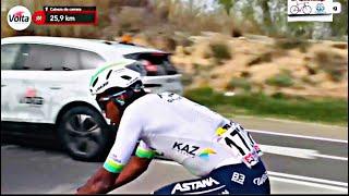 Volta Ciclista A Catalunya Stage 4 - highlights  | Henie And Ama Finished Safely #eritreancycling