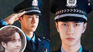 Wang Yibo police uniform styling, try flying car shootout【娛樂八卦君】