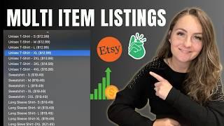 How To Sell Multiple Printify Items In ONE Etsy Listing FULL Tutorial