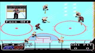 NHLPA Hockey '93 SNES Gameplay HD