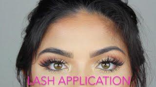 EASY Way To Master Applying False Lashes!!! | Amber Rose Oatman