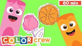 Toddler Learning Video | Color Crew | 1 Hour | @BabyFirst Learn Colors, ABCs, Rhymes & More ​