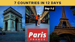 Europe tour from India - Day 1 & 2 - Kochi to Paris in Malayalam. 7 countries in 12 days