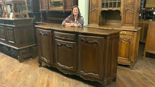 Vintage French Country Sideboard: A Beautiful Blend of Louis XV & Rococo Style | EuroLuxHome.com