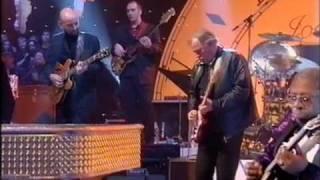 Dave Swift on Bass with Jools Holland backing BB King & Dave Gilmour  "Pauly's Birthday Boogie"