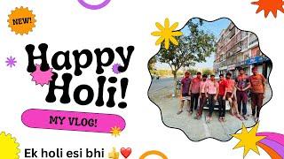 My holi vlog🫶|| holi walli vibe hai 