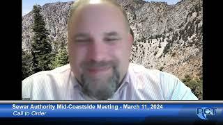 SAM 3/11/24 - Sewer Authority Midcoastside Meeting - March 11, 2024