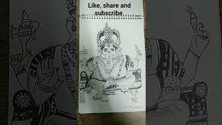 Drawing of lord Ganesha #drawing #draw with me drawing classes by suhan Shetty
