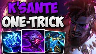 THIS CHALLENGER K'SANTE ONE-TRICK IS INSANE! | CHALLENGER K'SANTE TOP GAMEPLAY | Patch 14.19 S14