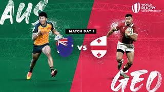 LIVE Rugby | Australia vs Georgia | 2024 World Rugby Under 20 Championship