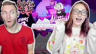 WE ARE UNCOMFORTABLE! Reacting to HELLUVA SHORTS 3 MISSION: WEEABOO-BOO HELLUVA BOSS With Kirby