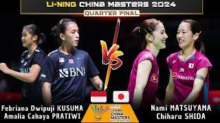 [WD QF] Febriana/Amalia (INA) vs Matsuyama/Shida (JPN) | China Masters 2024 Badminton