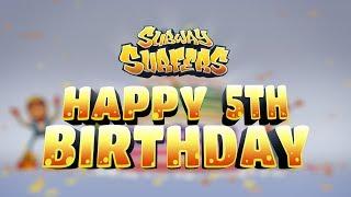 Subway Surfers - HAPPY BIRTHDAY! 5th Birthday Animation by SYBO