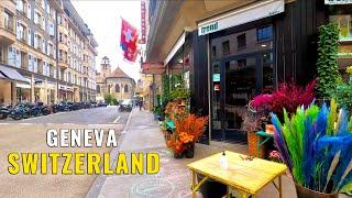 Geneva Switzerland Walking Tour 4k.