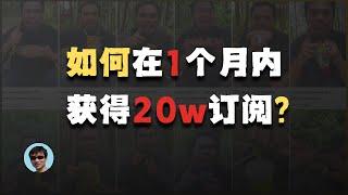 1个月收获20w订阅，这个看起来很low的频道做对了什么？