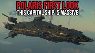 Star Citizen - RSI Polaris First Look - This Capital Ship Is Massive!