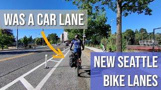 How Seattle is Removing Car Lanes for Safe Bike Infrastructure | MLK Jr Way Safety Project Tour