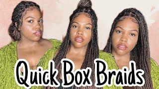 QUICKEST BOX BRAIDS || BEST BOX BRAIDS WIG feat Jaliza Hair