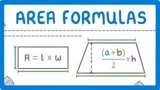 GCSE Maths - How to Find the Area of Rectangles, Parallelograms, Triangles and Trapeziums