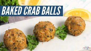 Easy Baked Crab Balls Appetizer | Just A Pinch Recipes