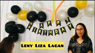 BIRTHDAY CELEBRATION LENY LAGAN || THANK YOU FOR ANOTHER YEAR OF HER LIFE || @evalozano8133