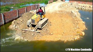 Best Techniques Fast And Stronger Mini Dozer Spreading Stone Build New Road