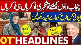 Good news for people of Punjab! JOBS... | Lahore News Headlines 01 PM | 23 May 2024