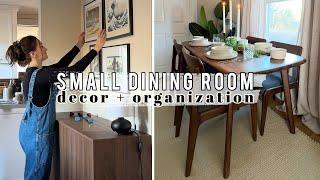 SMALLEST Dining Room Gets Modern Makeover!