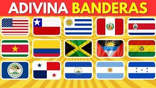 Adivina el país por su Bandera | Especial Países de América | MaestroQuiz