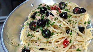 Spaghetti Aglio Olio e Peperoncino Tutto a Crudo - Uno spettacolo unico...