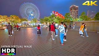 Japan: Kannai to Minato-Mirai Evening Walk in Yokohama • 4K HDR