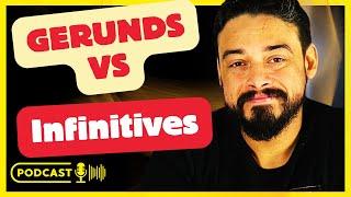 How To Use GERUNDS and INFINITIVES in ENGLISH (Grammar Lesson)