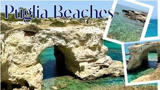 Puglia Beaches- views of the incredible Torre Sant'Andrea and "Cave of Poetry" Grotta della Poesia