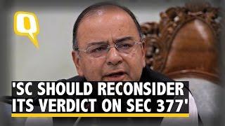 Supreme Court Should Reconsider Verdict on Section 377: Jaitley