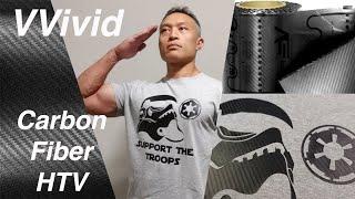 Carbon Fiber Heat Transfer Vinyl -- Making Shirts with Vvivid Carbon Fiber HTV