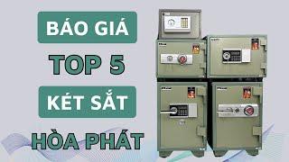 Báo giá top 5 két sắt hoà phát gia đình văn phòng | Két sắt chống cháy mini điện tử giá rẻ Hoà Phát