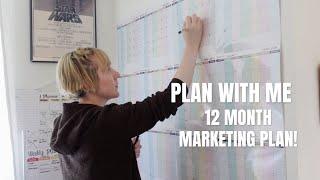 Plan With Me (12 Month Book/Brand Marketing Plan)