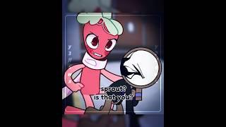 " ️‍️ " is that you? 【x】 #fruitcake #dandysworld #animation #fanart | ib: orig. |