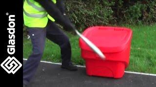 Glasdon UK | Product Testing | Nestor™ 90 grit salt bin