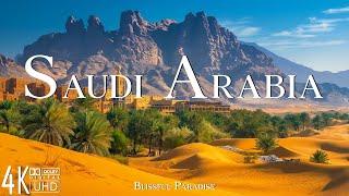 Saudi Arabia 4K - Relaxing Music with Beautiful Natural Landscape - Amazing Nature