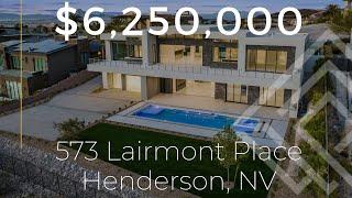 An Exclusive Look Inside MacDonald Highlands Modern Estate | 573 Lairmont Place Henderson, NV 89012