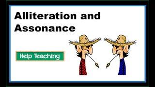 Alliteration and Assonance | Learn Figurative Language