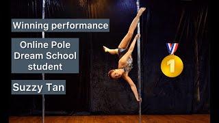 Winning performance of Online Pole Dream school Student - Suzzy Tan